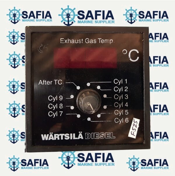 WARTSILA EXHAUST GAS TEMP. 10-CHANNEL DISPLAY