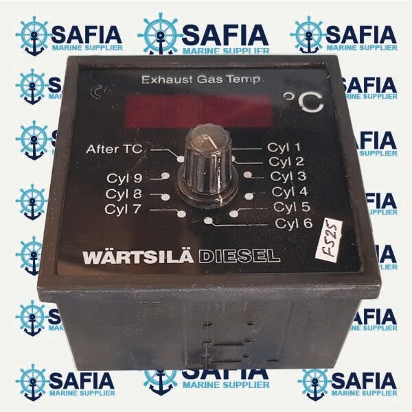 WARTSILA EXHAUST GAS TEMP. 10-CHANNEL DISPLAY