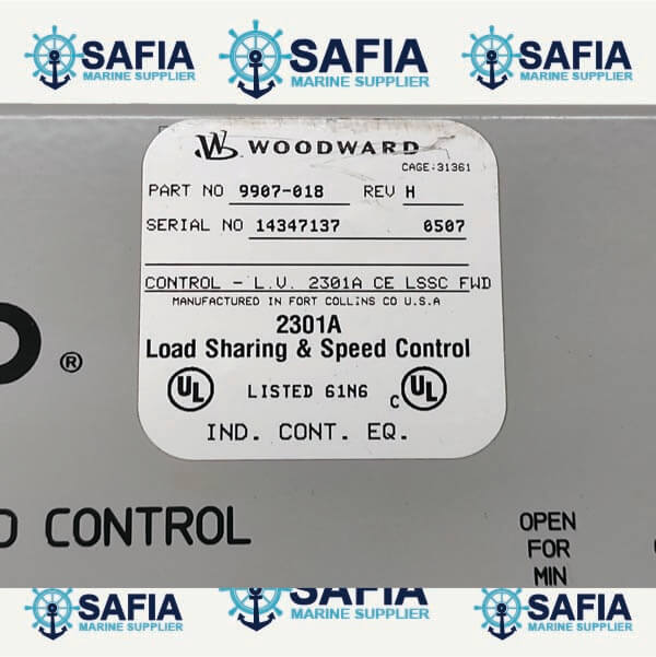 WOODWARD 2301A LOAD SHARING AND SPEED CONTROL 9907-018