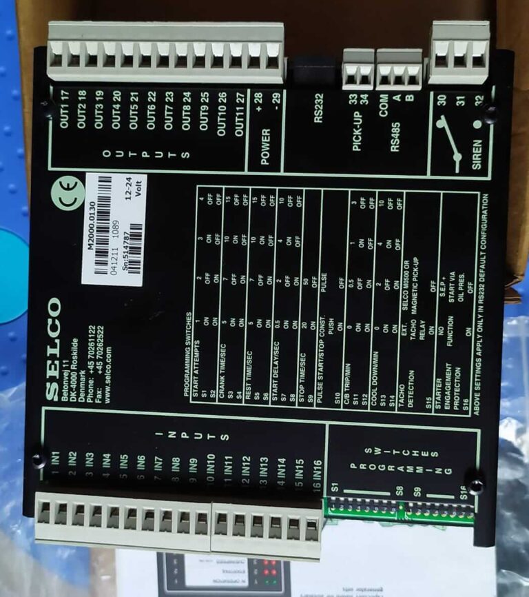 SELCO M-2000-20 ENGINE CONTROLLER.