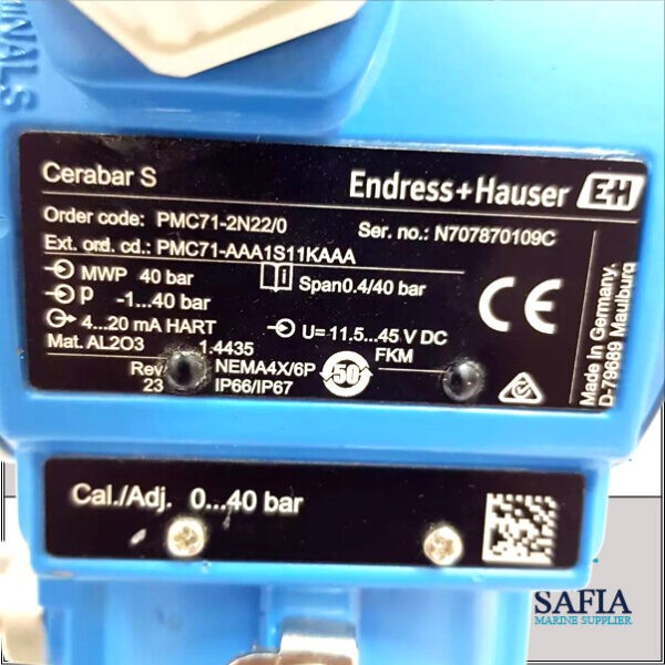 Endress+Hauser PHC71 2N22/0 PRESSURE TRANSMITTER