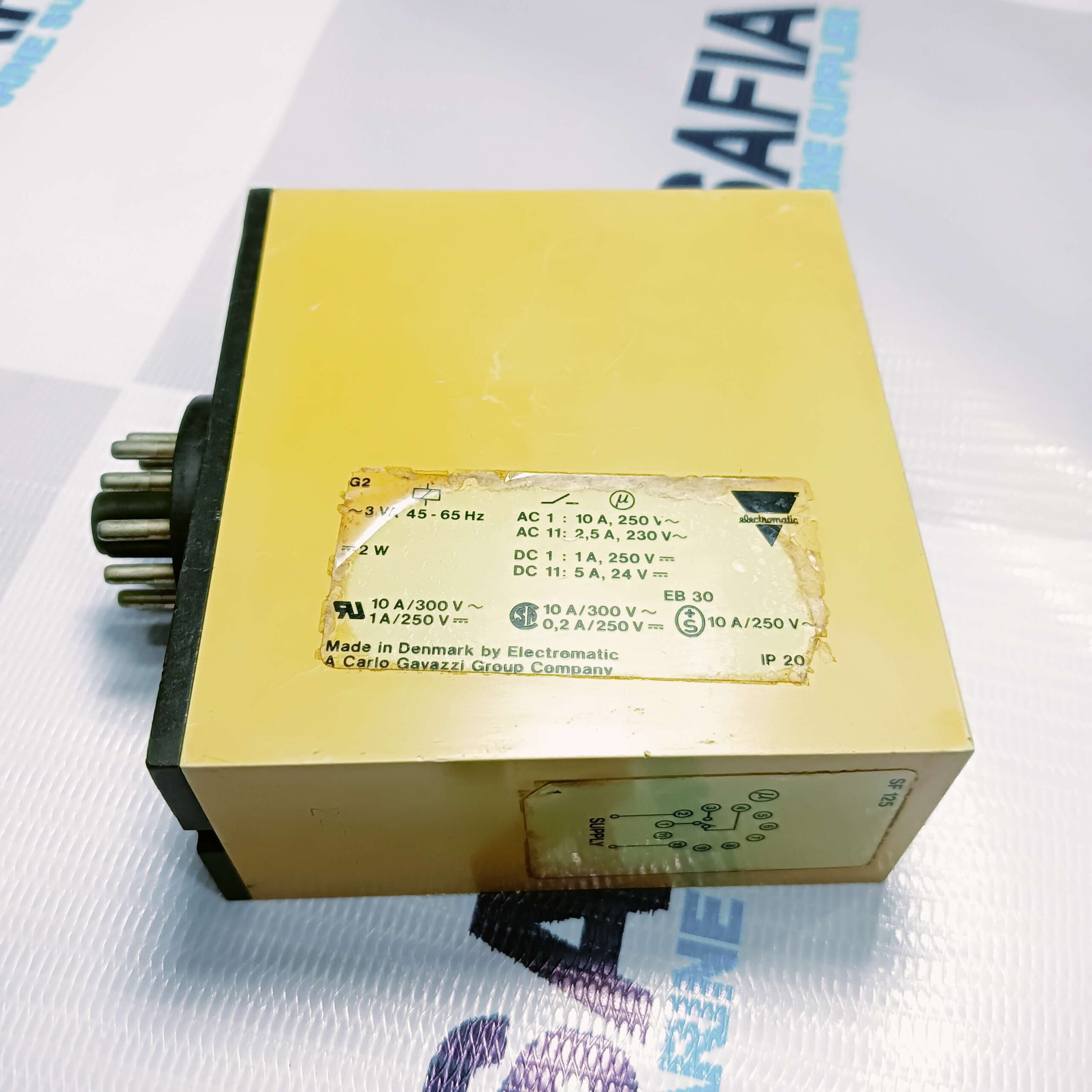 Electromatic SF 125 115 Frequency Relay 230VAC