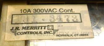 J. R. MERRITT CONTROLS. INC. NORWALK CT 06854 JOYSTICK CONTROLLER