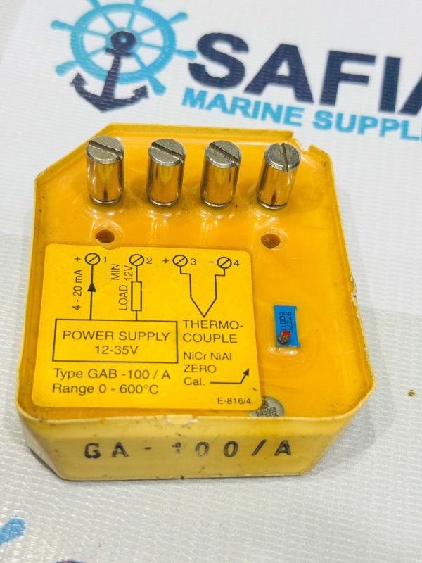 GAB-100/A THERMO-COUPLE AMPLIFIER 0-600°C