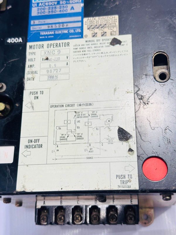 TERASAKI MOTOR OPERATOR XMC 9 AC 200-230V