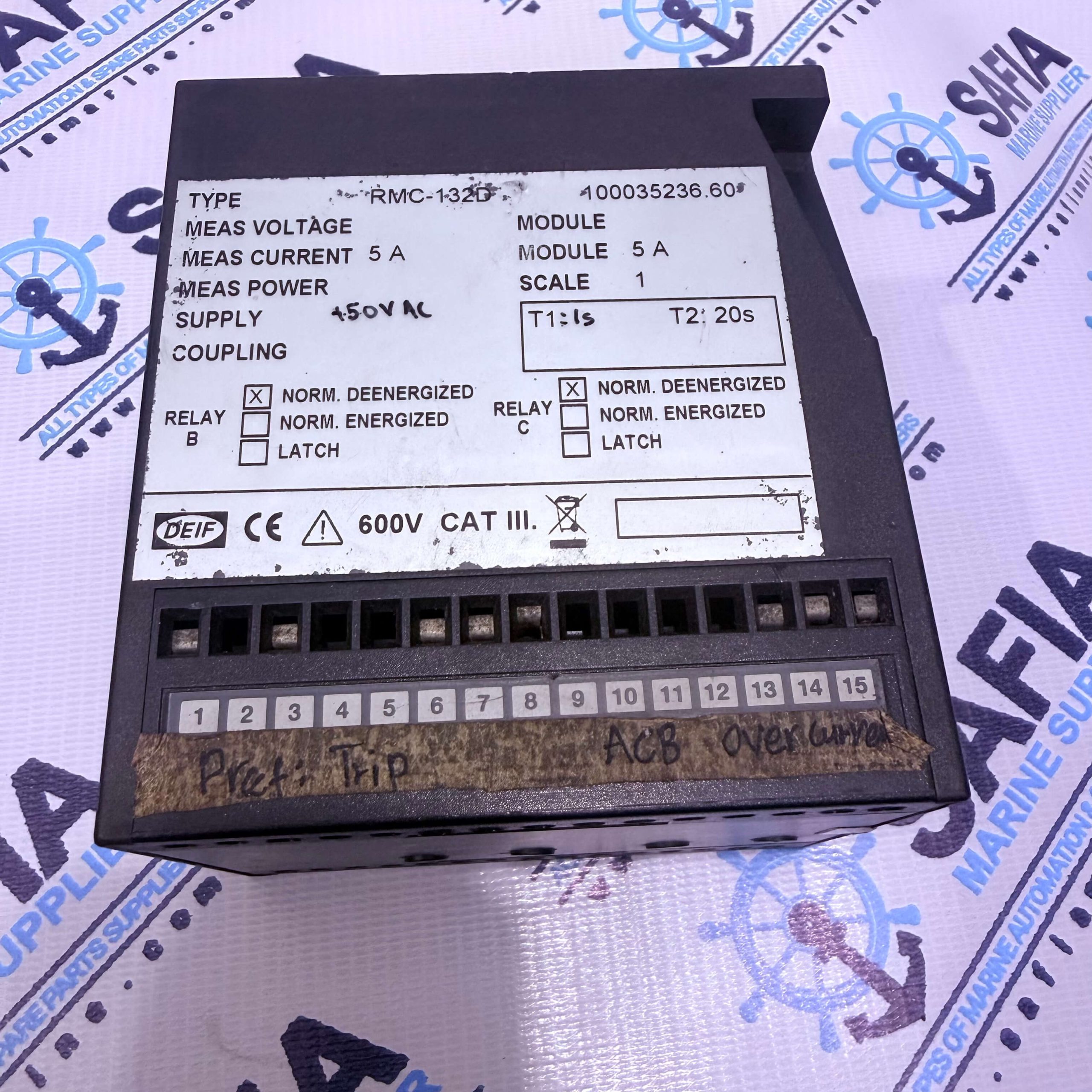 DEIF RMC-132D OVER CURRENT RELAY