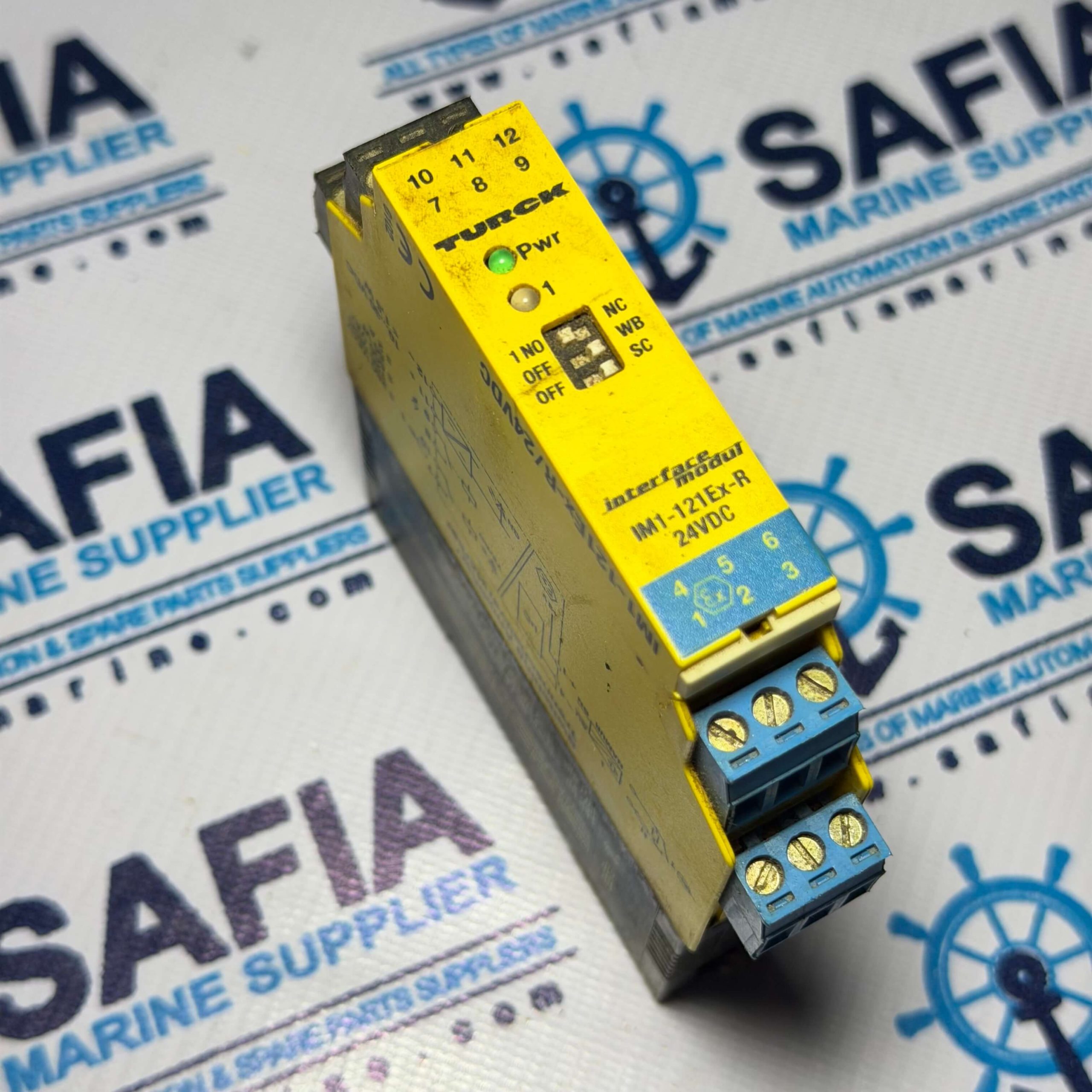 TURCK IM1-121Ex-R 24 VDC Safety Barrier Switching Amplifier