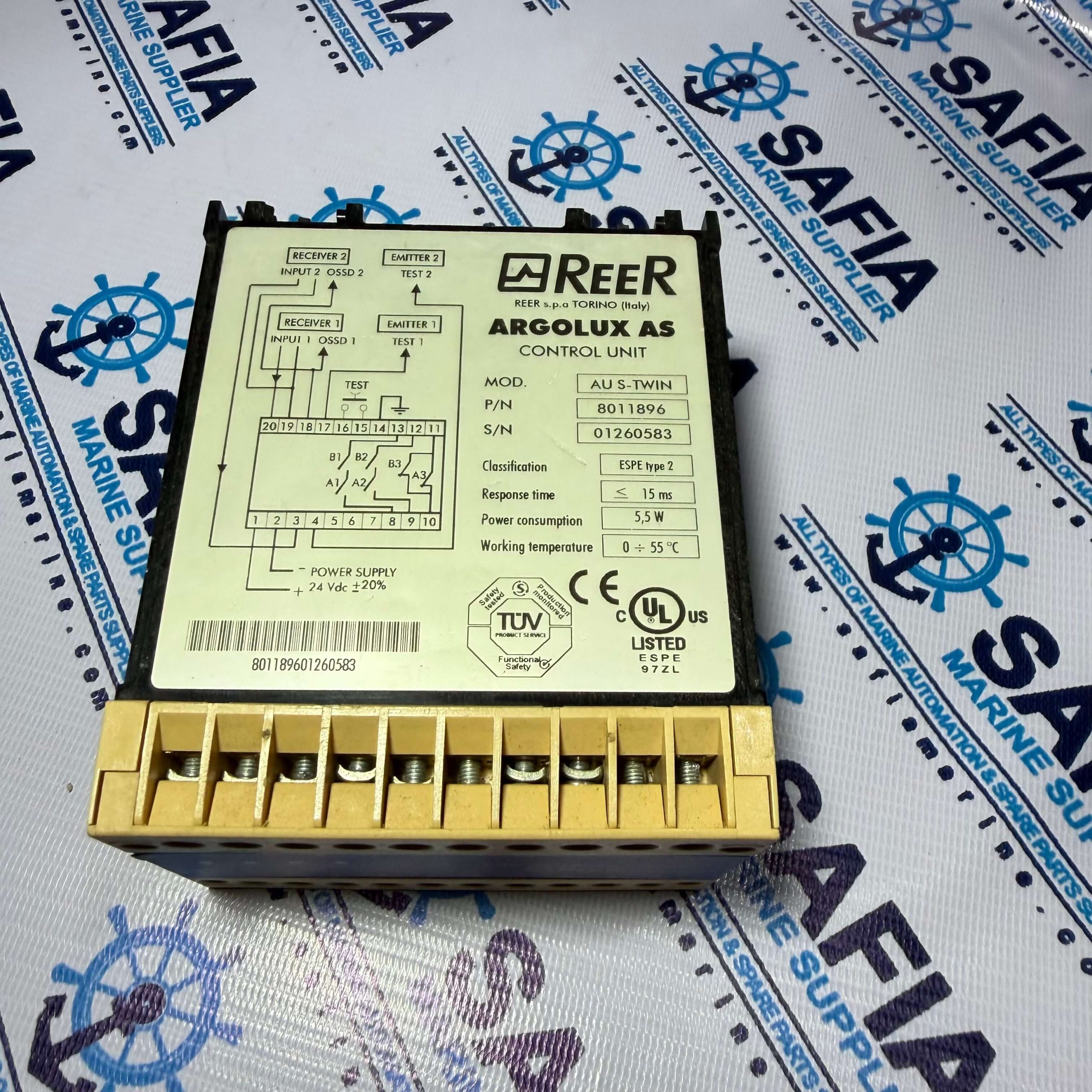 REER ARGOLUX AS CONTROL UNIT AU S-TWIN 24V/DC 5.5W