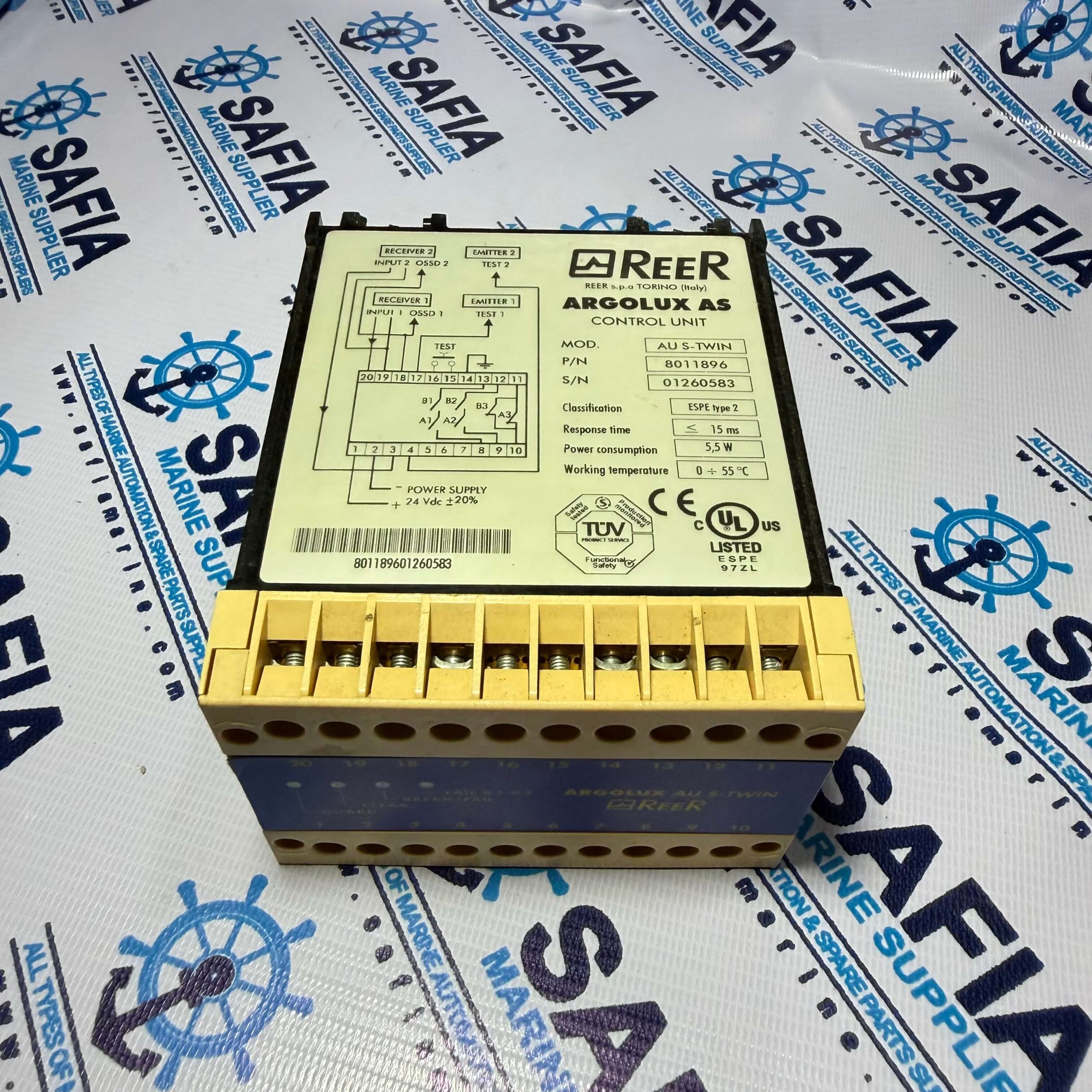 REER ARGOLUX AS CONTROL UNIT AU S-TWIN 24V/DC 5.5W