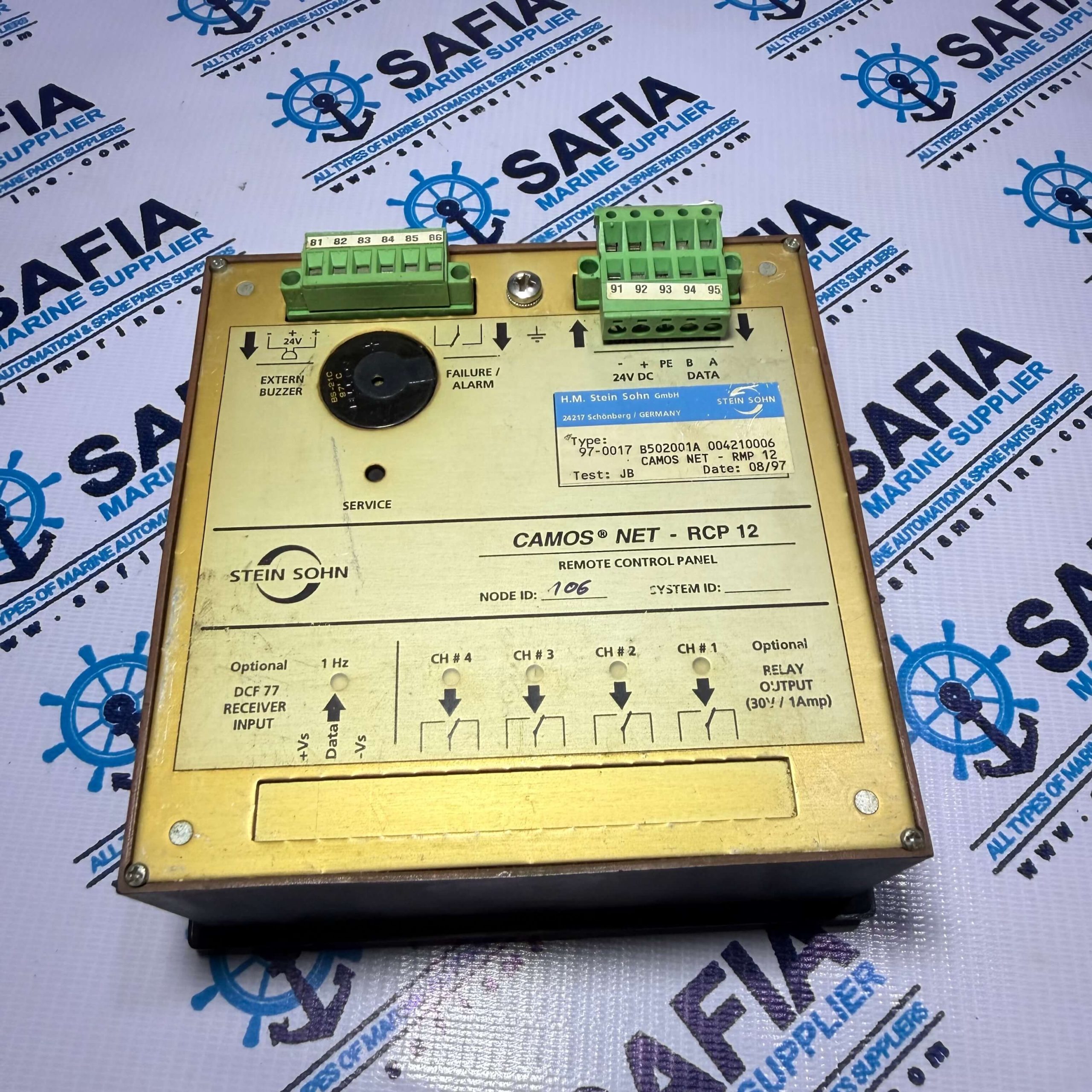 STEIN SOHN CAMOS NET-RCP 12 REMOTE CONTROL PANEL RMP 12-6
